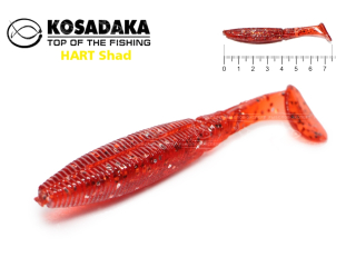 Силикон Kosadaka Hart Shad 75мм RS